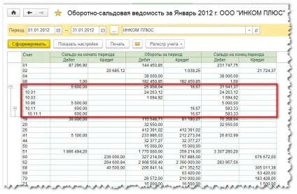 Налаштування оборотно-сальдової відомості в 1с бухгалтерія 8 (як сформувати оборотно сальдову відомість в 1с) Налаштування оборотно-сальдової відомості в 1с бухгалтерія 8