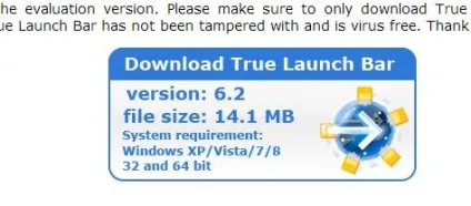 Нова панель задач - true launch bar