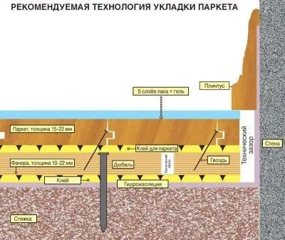 Загальні правила укладання паркетної дошки на фанеру (укладання) Загальні правила укладання паркетної дошки на фанеру