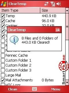 Огляд програми cleartemp