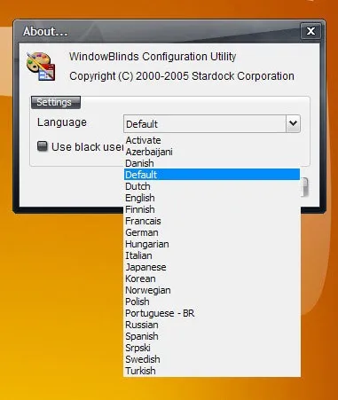 Огляд програми windowblinds