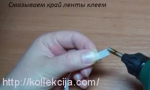 Оплетення обідка стрічками