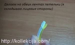 Оплетення обідка стрічками