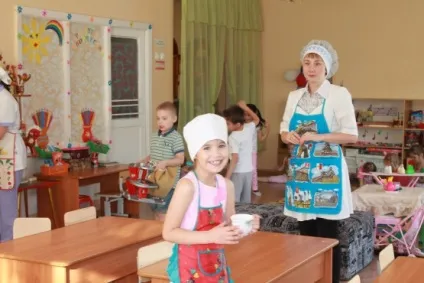 Організація харчування в дитячому садку (виховання дітей) Організація харчування в дитячому садку