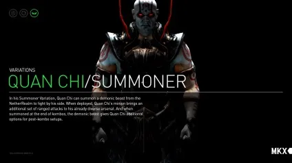 Основні варіації куан чи - mortal kombat - серія ігор (куан) Основні варіації куан чи - mortal kombat - серія ігор
