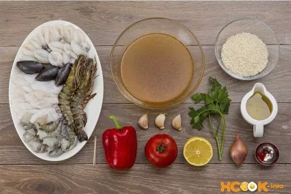 Паелья класична (з морепродуктами і овочами) - іспанський рецепт з фото (морепродуктами) Паелья класична (з морепродуктами і овочами) - іспанський рецепт з фото