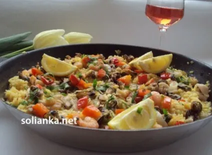 Паелья - рецепт з морепродуктами (паелья) Паелья - рецепт з морепродуктами