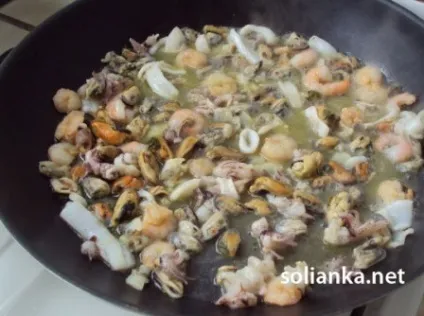 Паелья - рецепт з морепродуктами (морепродуктами) Паелья - рецепт з морепродуктами