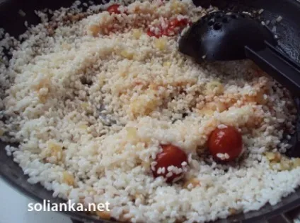 Паелья - рецепт з морепродуктами (червоного болгарського перцю) Паелья - рецепт з морепродуктами