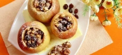 Печені яблука в духовці - рецепти з сиром, медом і горіхами (яблука) Печені яблука в духовці - рецепти з сиром, медом і горіхами