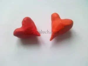 Пластилінові сердечка, мій малюк (валентинки з пластиліну) Пластилінові сердечка, мій малюк