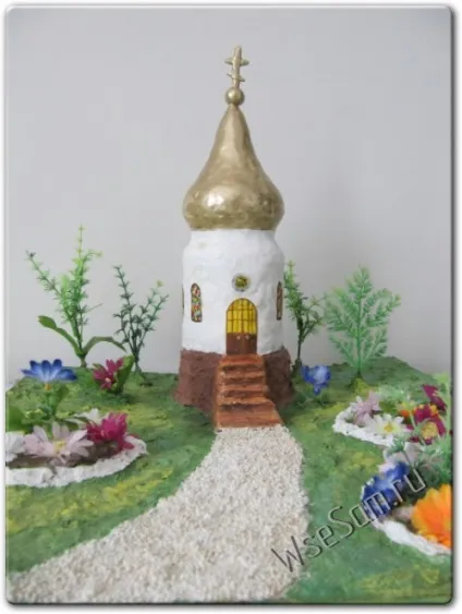 Виріб храм своїми руками з паперу (паперу) Виріб храм своїми руками з паперу