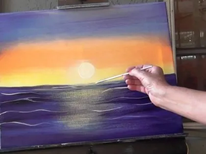 Як намалювати море