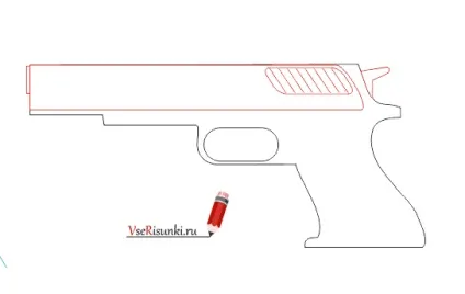Як намалювати зброю олівцем поетапно (як намалювати ніж) Як намалювати зброю олівцем поетапно