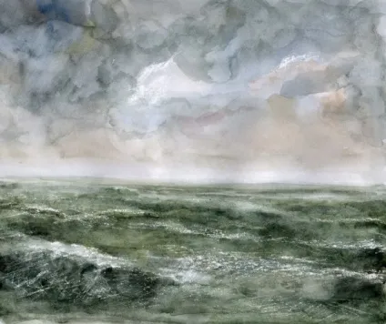 Як намалювати море аквареллю (акварель) Як намалювати море аквареллю