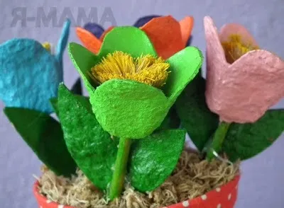 Вироби з лотків своїми руками, я-мама! (Яєчного лотка своїми) Вироби з лотків своїми руками, я-мама!