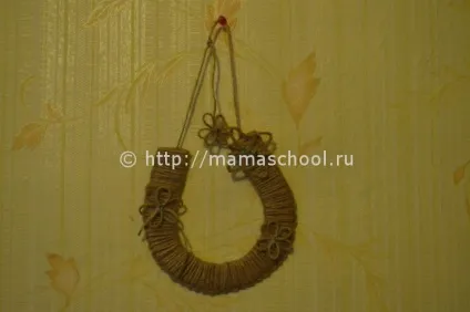 Підкова з ниток своїми руками, майстер-клас як зробити підкову з ниток (зробити) Підкова з ниток своїми руками, майстер-клас як зробити підкову з ниток