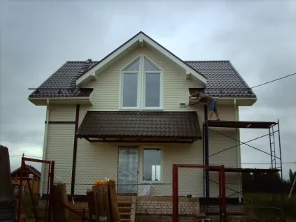 Фарбування будинку з бруса зовні, фото (бруса) Фарбування будинку з бруса зовні, фото