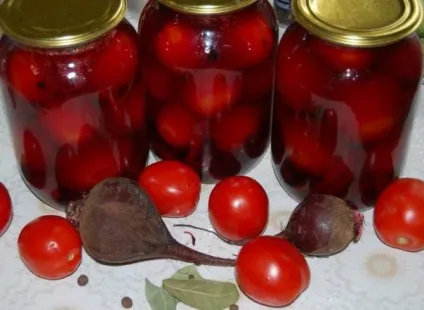 Помідори з буряком, мариновані на зиму 2 кращих рецепта заготовки (заготовки) Помідори з буряком, мариновані на зиму 2 кращих рецепта заготовки