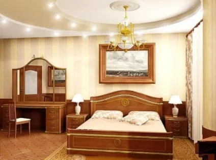 Стелі з гіпсокартону в спальні - фото та поради по дизайну (статті) Стелі з гіпсокартону в спальні - фото та поради по дизайну