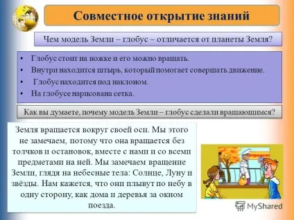 Презентація на тему глобус - модель землі (Спільне відкриття знань) Презентація на тему глобус - модель землі