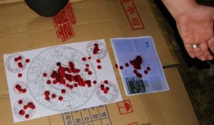 Присушка на місячну кров на відстані (місячну) Присушка на місячну кров на відстані