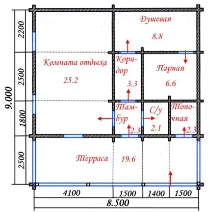 Проекти бань з альтанкою і барбекю під одним дахом фото добірка варіантів (лазень) Проекти бань з альтанкою і барбекю під одним дахом фото добірка варіантів