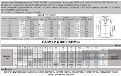 Розміри одягу на аліекспресс, як вибрати правильний розмір (одягу) Розміри одягу на аліекспресс, як вибрати правильний розмір