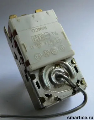 Регулювання терморегулятора ranco k-59 (регулювання) Регулювання терморегулятора ranco k-59