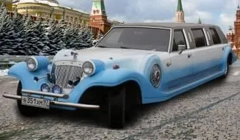 Ретро лімузин на весілля