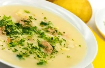 Рецепт курячого супу-пюре варіанти з картоплею, сиром, вершками та ін (курячого) Рецепт курячого супу-пюре варіанти з картоплею, сиром, вершками та ін