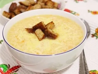 Рецепт курячого супу-пюре варіанти з картоплею, сиром, вершками та ін (картоплею) Рецепт курячого супу-пюре варіанти з картоплею, сиром, вершками та ін