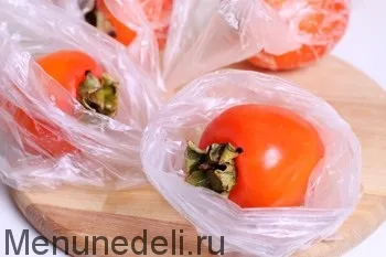 Рецепт як заморозити хурму (рецепти повсякденні) Рецепт як заморозити хурму