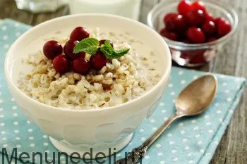 Рецепт каші з перловки на молоці (каші) Рецепт каші з перловки на молоці