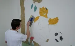 Малюнки рідкими шпалерами на стіні фото трафаретів, картинки і характеристика, як зробити в (малюнки рідкими шпалерами на стіні) Малюнки рідкими шпалерами на стіні фото трафаретів, картинки і характеристика, як зробити в