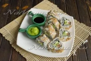 Роли - каліфорнія - в домашніх умовах, покроковий рецепт з фото (цукор) Роли - каліфорнія - в домашніх умовах, покроковий рецепт з фото
