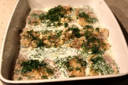 Риба в вершках - покроковий рецепт з фото, страви з риби і морепродуктів (риба в вершках фото) Риба в вершках - покроковий рецепт з фото, страви з риби і морепродуктів