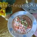 Салат - Рафаелло, рецепт з куркою, грибами і морквою по корейськи (соус) Салат - Рафаелло, рецепт з куркою, грибами і морквою по корейськи