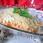 Салат - Рафаелло, рецепт з куркою, грибами і морквою по корейськи (гриб) Салат - Рафаелло, рецепт з куркою, грибами і морквою по корейськи