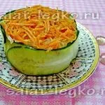 Салат - Рафаелло, рецепт з куркою, грибами і морквою по корейськи (гриб) Салат - Рафаелло, рецепт з куркою, грибами і морквою по корейськи