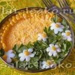 Салат - Рафаелло, рецепт з куркою, грибами і морквою по корейськи (морквою) Салат - Рафаелло, рецепт з куркою, грибами і морквою по корейськи