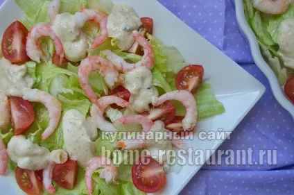 Салат цезар з креветками рецепт з фото крок за кроком (салату цезар креветками) Салат цезар з креветками рецепт з фото крок за кроком