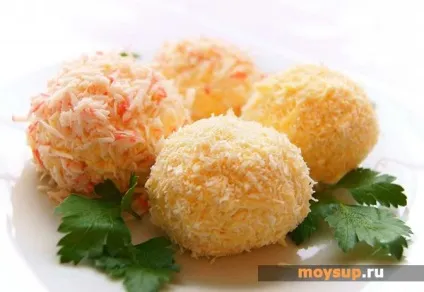 Салат з крабовими паличками «Рафаелло» - покроковий рецепт з фото (рецепт) Салат з крабовими паличками «Рафаелло» - покроковий рецепт з фото