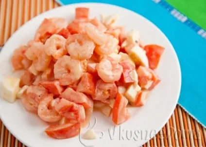 Салат з креветками і помідорами рецепт з фото (салат креветки помідори) Салат з креветками і помідорами рецепт з фото