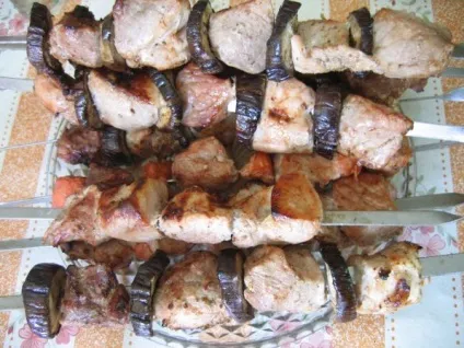 Шашлик маринований в помідорах - рецепти з фото (салати) Шашлик маринований в помідорах - рецепти з фото