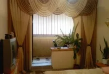 Штори на балкон ідеї і фото вікно з балконними дверима, кухня і зал, спальня і вітальня, тюль в (штори на балкон ідеї і фото) Штори на балкон ідеї і фото вікно з балконними дверима, кухня і зал, спальня і вітальня, тюль в