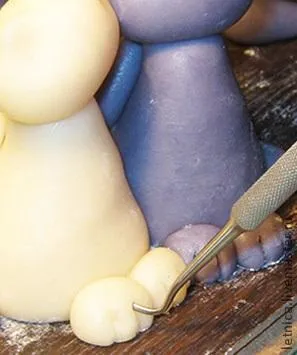 Солодка парочка з марципану - ярмарок майстрів - ручна робота, handmade (майстер-клас з ліплення) Солодка парочка з марципану - ярмарок майстрів - ручна робота, handmade