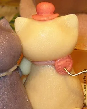 Солодка парочка з марципану - ярмарок майстрів - ручна робота, handmade (водою місце з'єднання) Солодка парочка з марципану - ярмарок майстрів - ручна робота, handmade