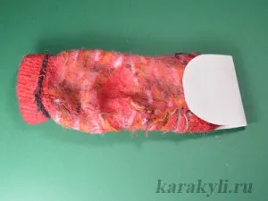 Собачка - мімічна лялька на руку з носка, каракулі (собака мімічна лялька на руку з носка) Собачка - мімічна лялька на руку з носка, каракулі