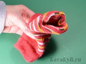 Собачка - мімічна лялька на руку з носка, каракулі (собака мімічна лялька на руку з носка) Собачка - мімічна лялька на руку з носка, каракулі